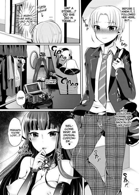 The Gothic Lady I Fell for at First Sight Is a Futanari Chapter 1 page 4