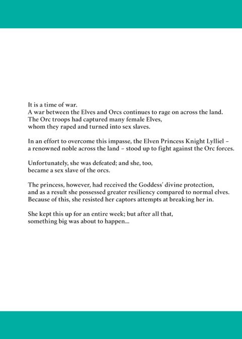 The Obstinate Elf Knight Princess VS The Orc's Ultimate Female Subjugation Squad Chapter 1 page 3