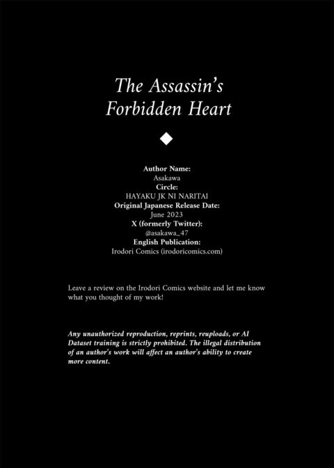 The Assassin's Forbidden Heart Chapter 1 page 64
