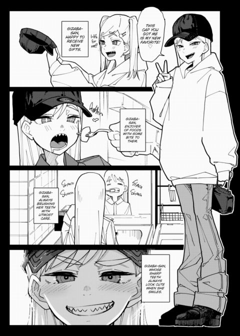 The Girl With the Sharp Teeth, Gizaba-san Chapter 1 page 3