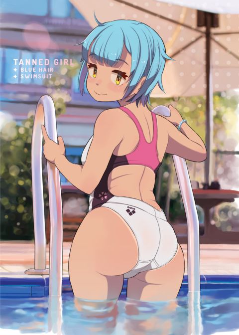 Tanned Girl + Blue Hair Anthology Chapter 1 page 28