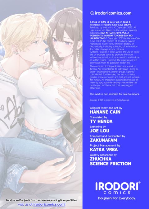 A Peek at 0.1% of Love Vol. 2: Rest & Recharge Chapter 1 page 89