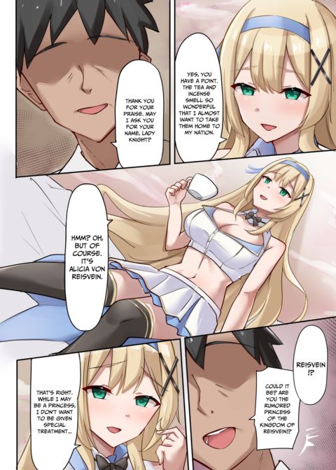 Princess Knight Alicia and the Bunny Girl Costume Chapter 1 page 9