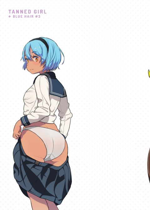 Tanned Girl + Blue Hair Anthology Chapter 1 page 43