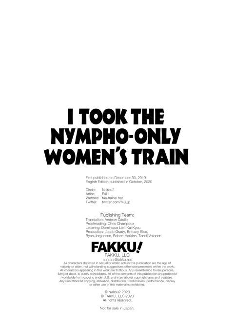 I Took the Nympho-Only Women's Train Chapter 1 page 38