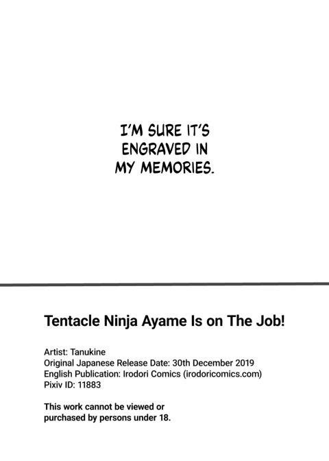 Tentacle Ninja Ayame is On The Job! Chapter 1 page 27