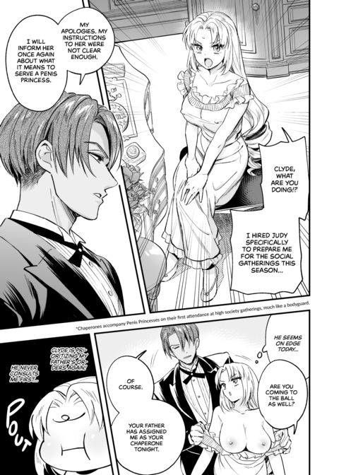 Woes of a Futanari Princess 2: I Am a Penis Princess, and This Is Not a Clit! Chapter 1 page 8