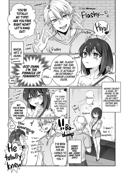 Beginner Crossdresser Drowning in Pleasure Chapter 1 page 6