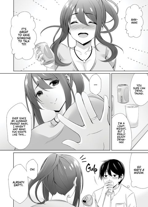 I Got Drunk with the Widow Next Door and Ended Up Cumming Inside Her Chapter 1 page 9