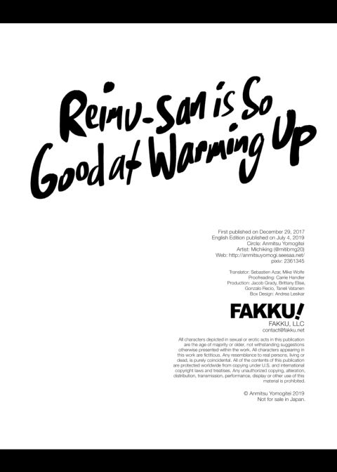 Reimu-san is So Good at Warming Up Chapter 1 page 25