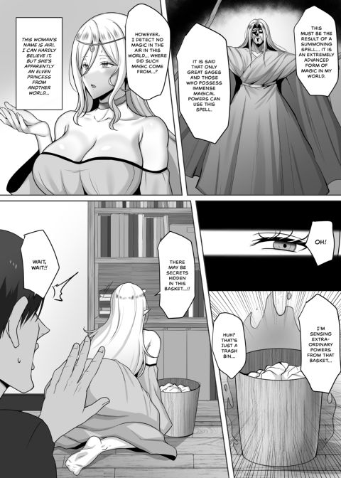 I Accidentally Summoned an Elven Princess While Jacking Off Chapter 1 page 4