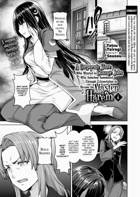 A Corporate Slave Who Wanted to Change Jobs Was Somehow Summoned Through Teleportation to Become the Master of a Harem Ch.6 Chapter 1 page 1