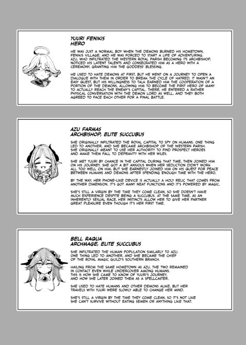 The Demon Lord Is Gone, the World Is at Peace... What Are the Hero and His Futa Succubi Gonna Do!? Chapter 1 page 44