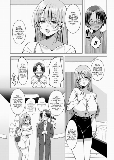 Nobody Told Me My Oshi Was Licking My Ear From Next Door! Chapter 1 page 8