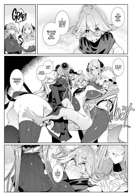 The Demon Lord Is Gone, the World Is at Peace... What Are the Hero and His Futa Succubi Gonna Do!? Chapter 1 page 20