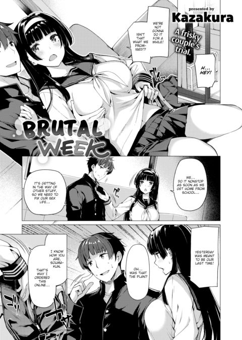 Brutal Week Chapter 1 page 1