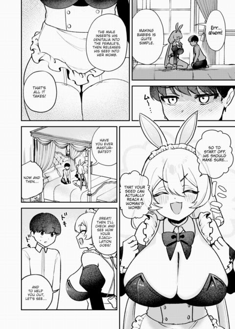 Horny Bunny Maid Chapter 1 page 8