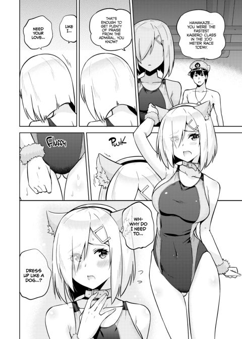 Shigure and Hamakaze in Racing Swimsuits Chapter 1 page 7