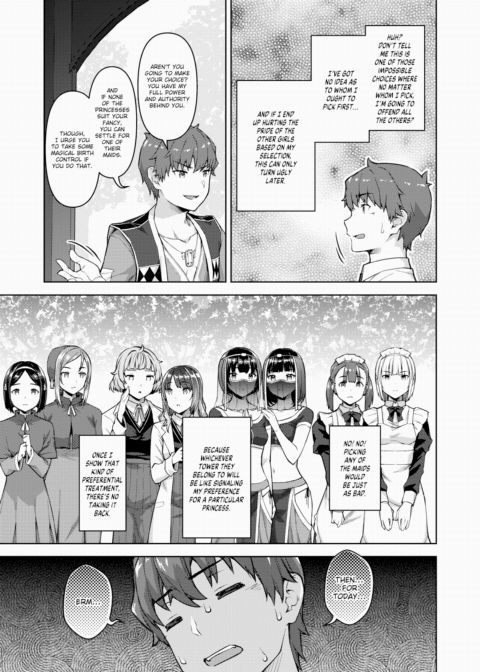 A Corporate Slave Who Wanted to Change Jobs Was Somehow Summoned Through Teleportation to Become the Master of a Harem Ch.2 Chapter 1 page 7