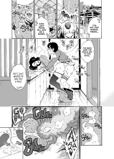 Shinobu's Divorcee Body - Night at the Hot Springs Chapter 1 page 4