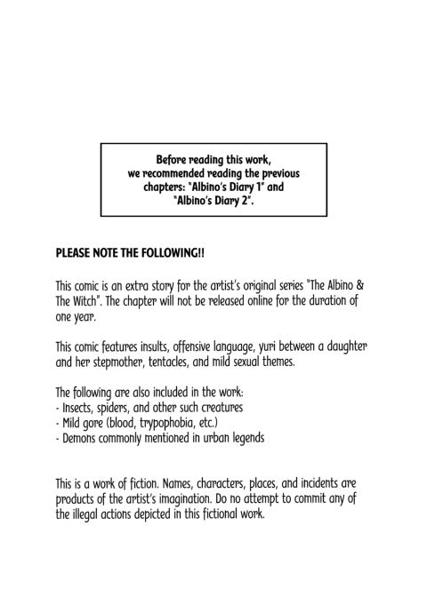Albino's Diary 3 Part 1 - February 25th, Sunny Chapter 1 page 3