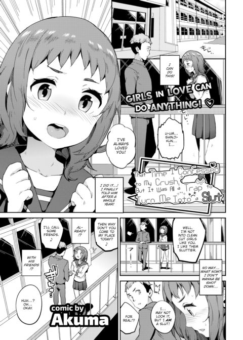 That Time I Confessed to My Crush, But It Was All a Trap to Turn Me Into a Slut Chapter 1 page 1