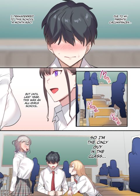 The Only Guy in the Class - Surrounded by Cuties Chapter 1 page 2