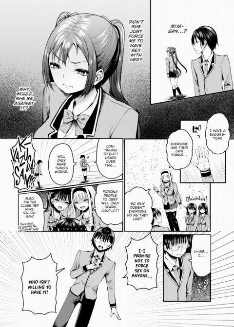 Stranded on a Desert Island Where I Can Creampie All the Girls I Want ~Making My Female Classmates Into My Harem~ Ch.10 Chapter 1 page 5