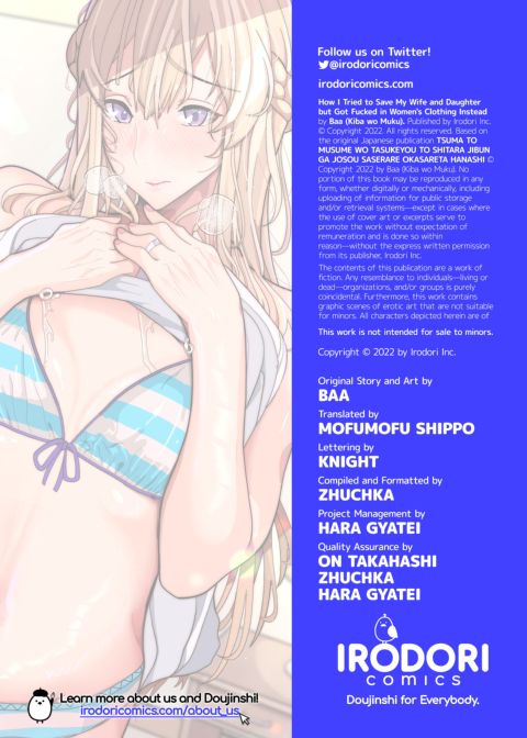 How I Tried to Save My Wife and Daughter but Got Fucked in Women's Clothing Instead Chapter 1 page 57