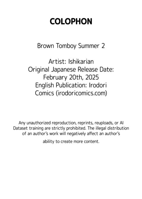 Brown Tomboy Summer 2 Chapter 1 page 70