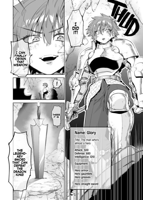 The Adventurer Who Pulled the Sword That Increases Your Attack at the Cost of Intelligence for Every Femgasm! Chapter 1 page 3