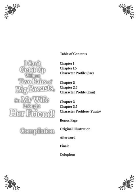 I Can't Get it Up Without Two Pairs of Big Breasts, So My Wife Brought Her Friend: Compilation Chapter 1 page 2