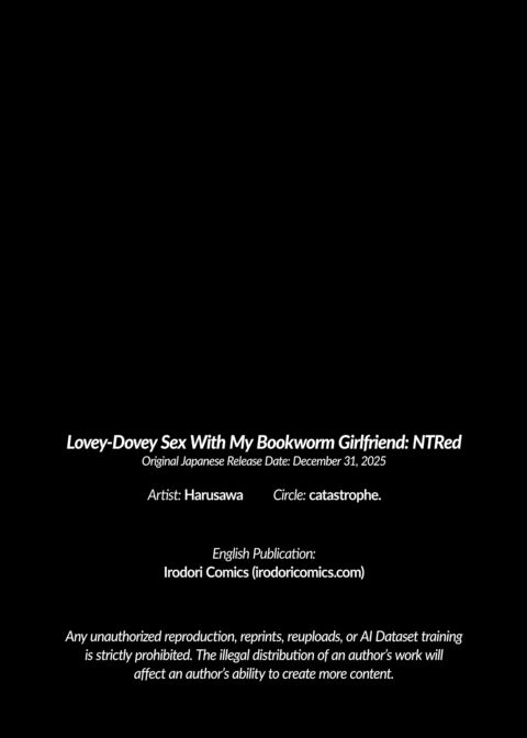 Lovey-Dovey Sex With My Bookworm Girlfriend : NTR Chapter 1 page 59