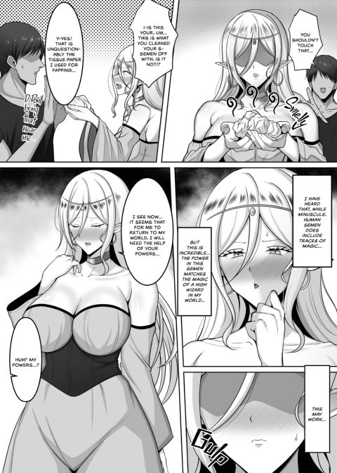 I Accidentally Summoned an Elven Princess While Jacking Off Chapter 1 page 5