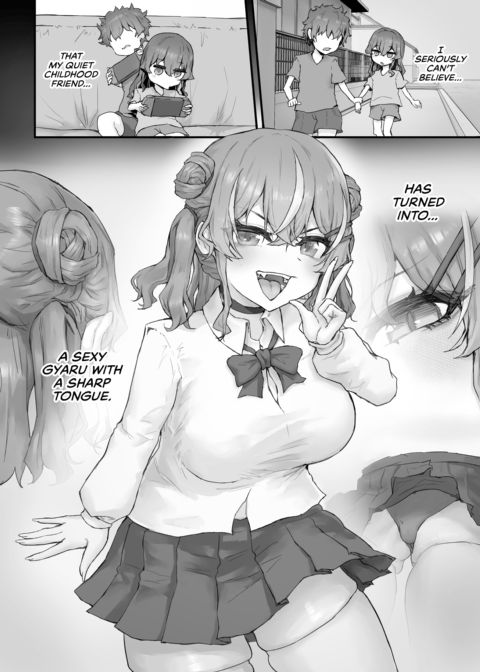 Mouthy Gyaru Meets Monster Cock Chapter 1 page 4