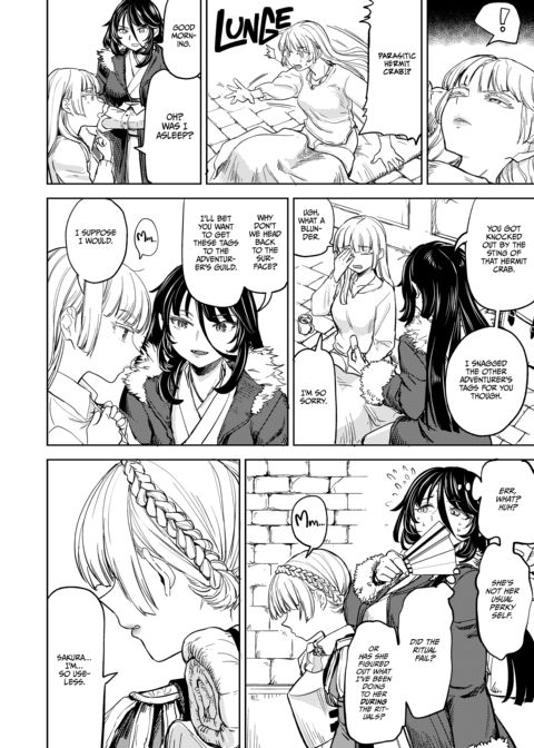 A Lesbian and a Corpse Walk Into a Dungeon... Chapter 1 page 35