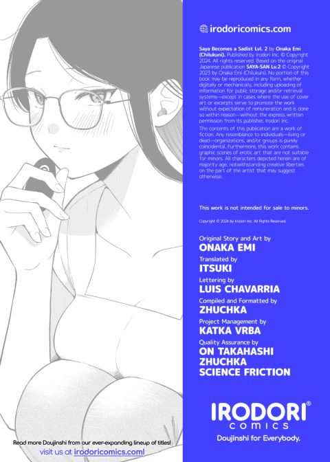 Saya Becomes a Sadist Lvl. 2 Chapter 1 page 16