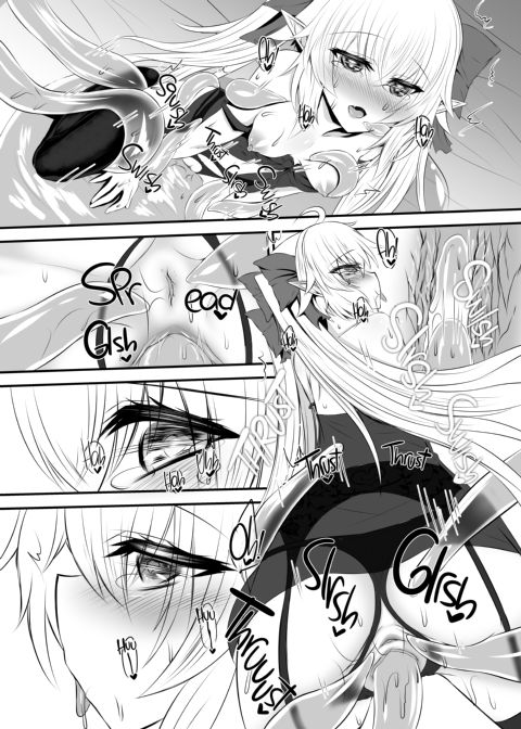 The Elf Shopkeeper is All About Pleasure And Makes Steamy Happy Love With Her Slime Familiar Chapter 1 page 17