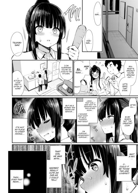 The Stocking Lady Next Door Feeling Agitated Chapter 1 page 6