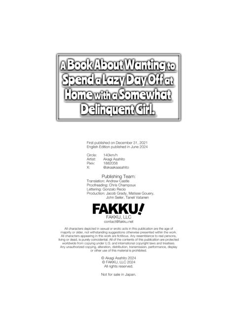 A Book About Wanting to Spend a Lazy Day Off at Home with a Somewhat Delinquent Girl. Chapter 1 page 30