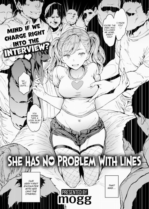 She Has No Problem With Lines Chapter 1 page 2