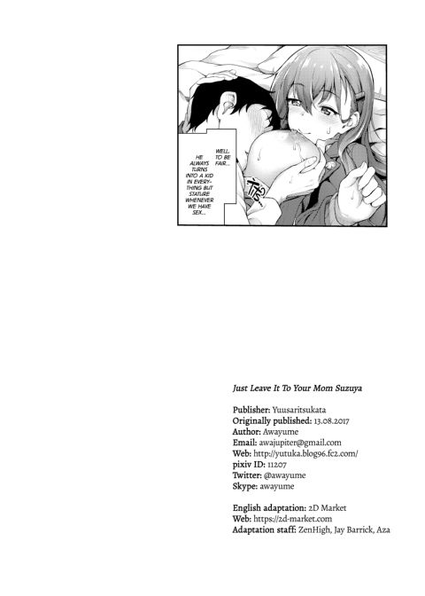 Just Leave It to Your Mom Suzuya Chapter 1 page 29
