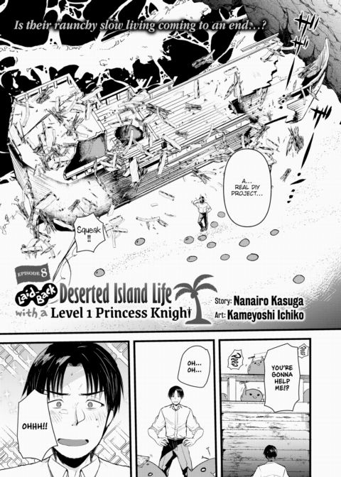 Laid-Back Deserted Island Life With a Level 1 Princess Knight - Episode 8 Chapter 1 page 3