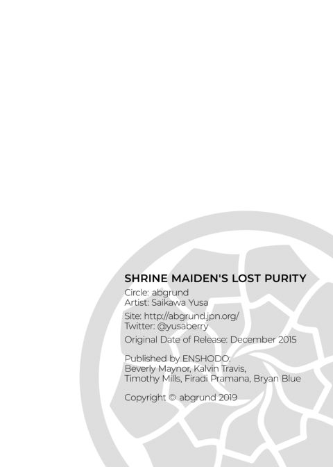 Shrine Maiden's Lost Purity Chapter 1 page 31