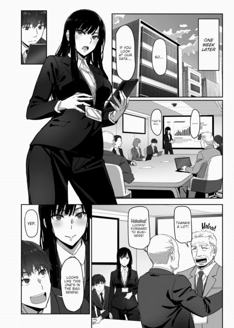 A Capable Senpai and Her Fuckable New Hire Chapter 1 page 12