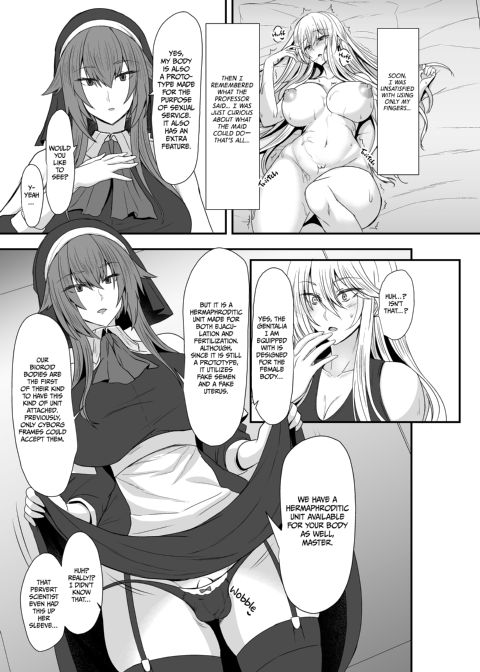 Gender Bender Cyborg Gets Hooked on Futanari Sex Chapter 1 page 14