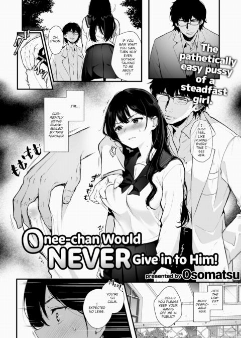 Onee-chan Would Never Give in to Him! Chapter 1 page 4
