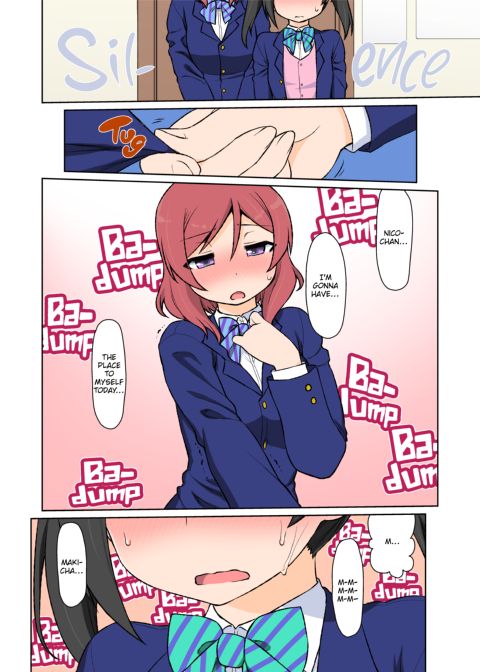 Maki-chan's First Time With Nico-chan (Yuri Ver.) Chapter 1 page 5