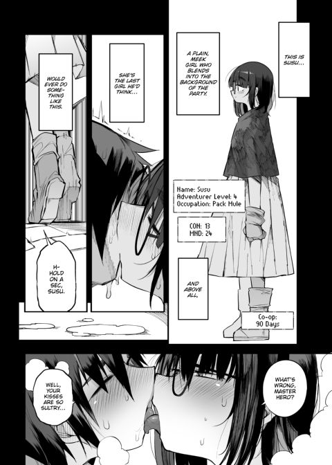 The S-Tier Slut Stats of a Girl Too Plain to Challenge the Milking Dungeon Chapter 1 page 9
