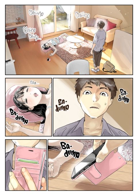 I Only Intended to Peek Through my Girlfriend's Phone Chapter 1 page 3